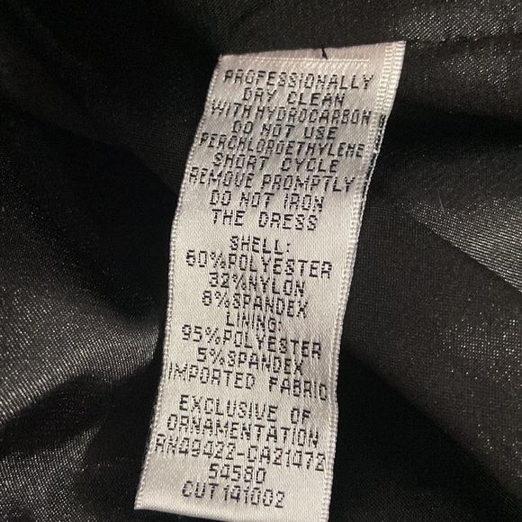 NWT Jessica McClintock x Vintage Strapless Twist Front Maxi - Picture 7 of 8